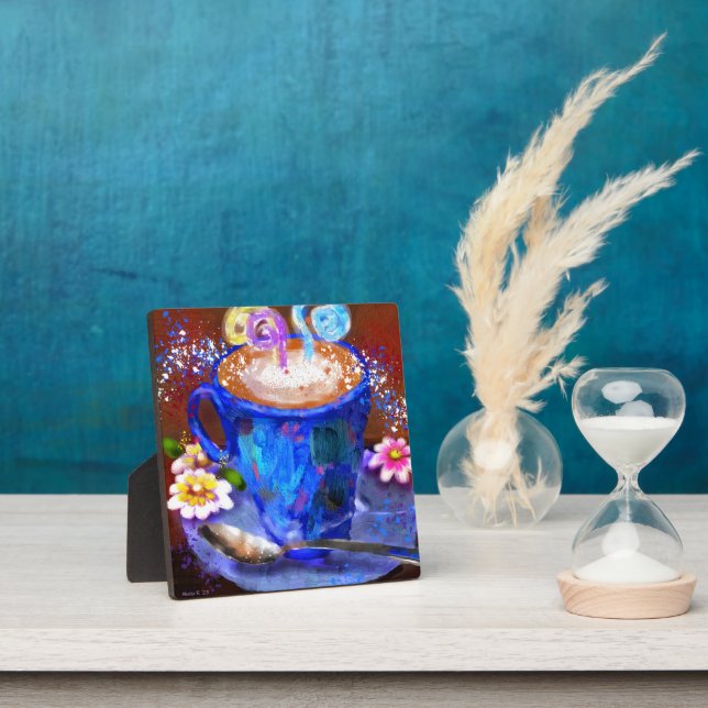 Placa Expositora Copa de Coffee de Tabletop Plaque (in situ)