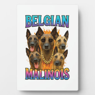 Placa Expositora Copia de Malinois Belga
