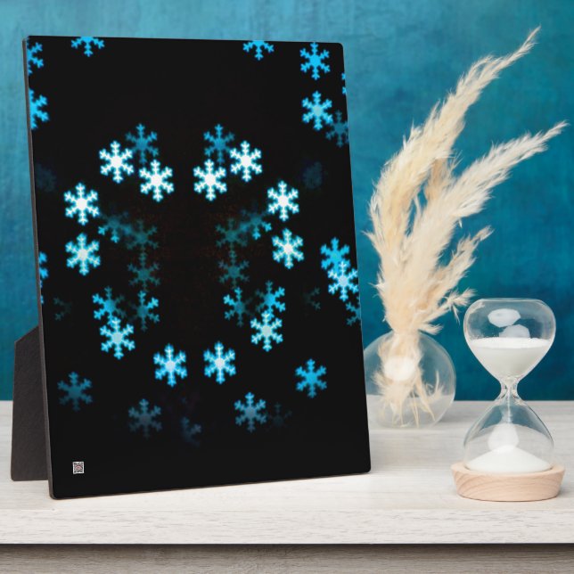 Placa Expositora Copia de Nieve Mágica de Navidad (Lado)