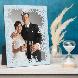 Placa Expositora Copos de nieve de invierno