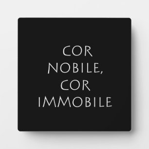 Placa Expositora Cor nobile cor inmóvil