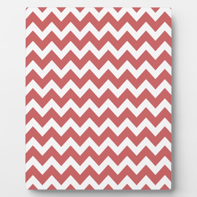 Placa Expositora Coral Zigzag Chevron Stripes (Frente)