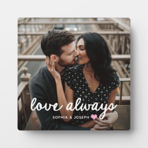 Placa Expositora Corazón de cualquier color y foto Amor romántico