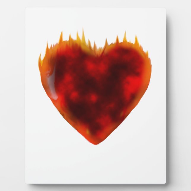 Placa Expositora Corazón inflamante (Frente)