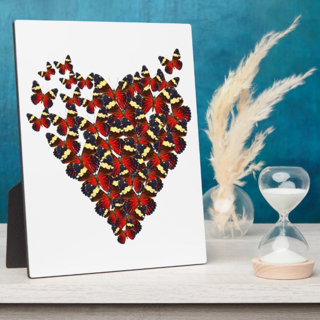 Placa Expositora Corazón mariposa (Lado)