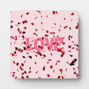 Placa Expositora Corazones de amor