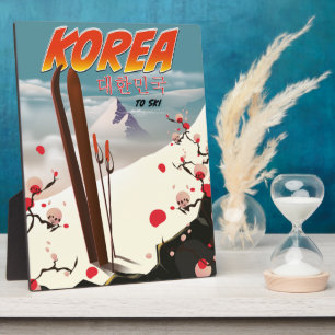 Placa Expositora Corea al esquí