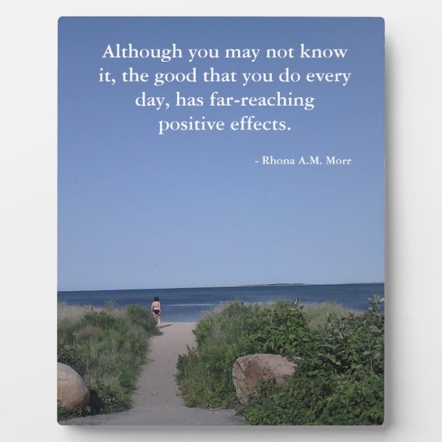 Placa Expositora Cotizaciones inspiradoras 8 x 10 con caballete (Frente)