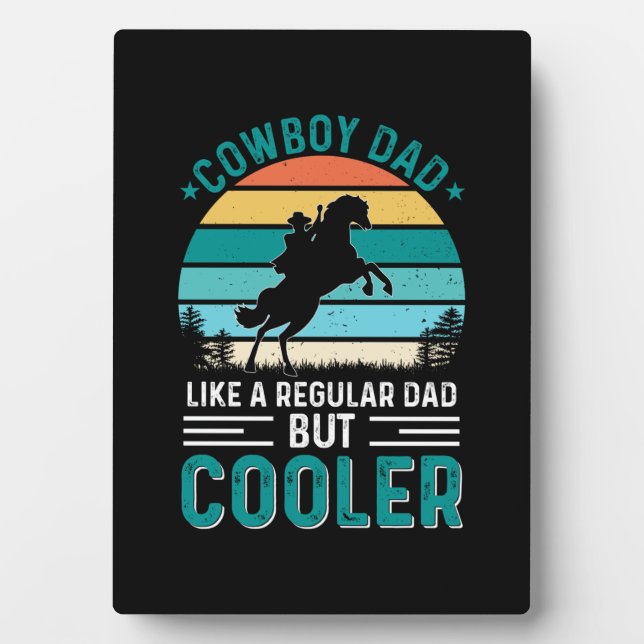 Placa Expositora Cowboy Dad (Frente)