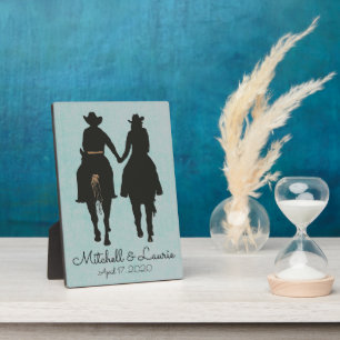 Placa Expositora Cowboy Love Boda