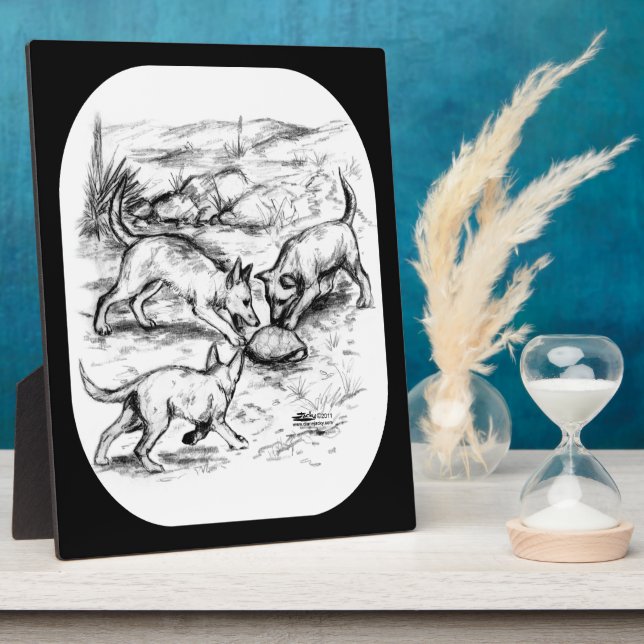 Placa Expositora Coyote Pups (Lado)