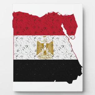Placa Expositora Crackeo al mapa de la bandera de Egipto