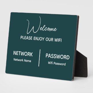Placa Expositora Crea el tuyo Disfruta de nuestro wifi