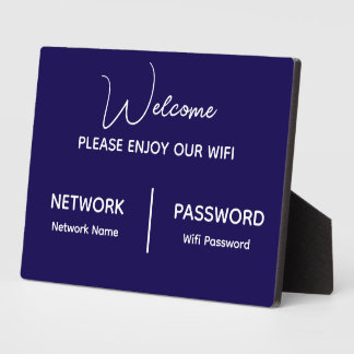 Placa Expositora Crea el tuyo Disfruta de nuestro wifi
