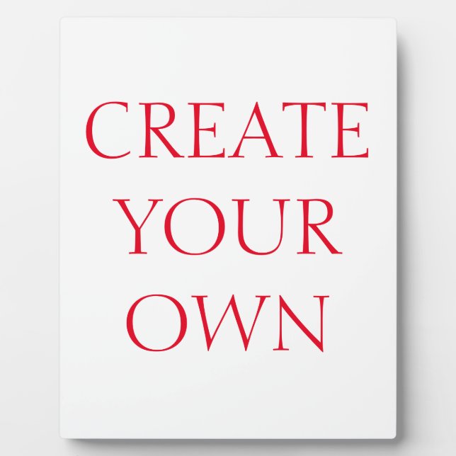 PLACA EXPOSITORA CREA EL TUYO PROPIO (Frente)