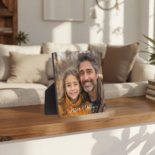 Placa Expositora Crea tu propia foto de padre e hija