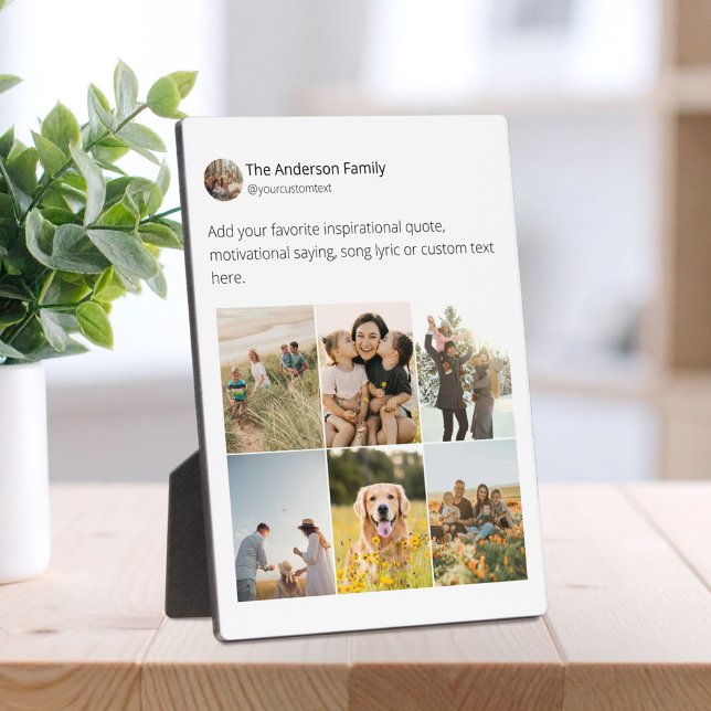 Placa Expositora Crea tu propio Collage de fotos de medios sociales (Subido por el creador)