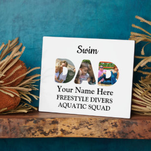 Placa Expositora Crea tu propio collage de fotos de papá deportivo 