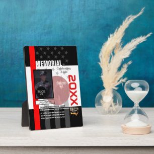 Placa Expositora Crea tu propio con 3 imágenes y 9 líneas de texto