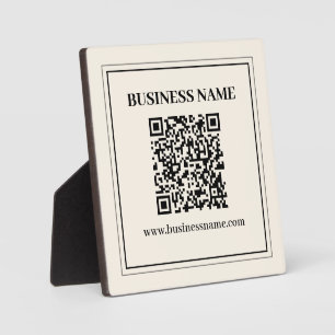 Placa Expositora Crear instantáneamente un código QR escaneado para