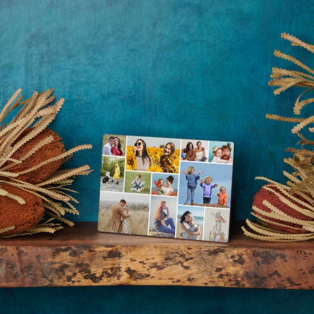 Placa Expositora Crear su propio Collage de fotos de 12 (Lado)