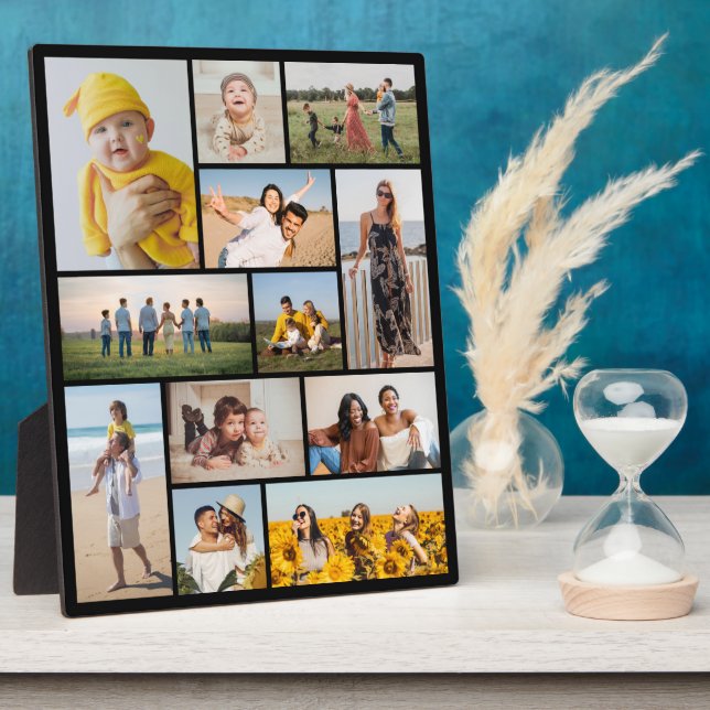 Placa Expositora Crear su propio Collage de fotos de 12 (Lado)