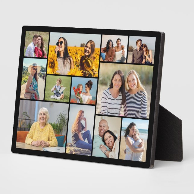 Placa Expositora Crear su propio Collage de fotos de 12 (Lado)