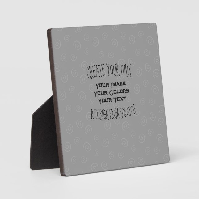 Placa Expositora Crear su propio diseño personalizado (Anverso)