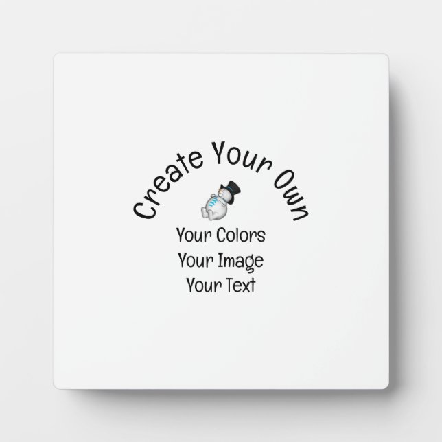 Placa Expositora Crear su propio Personalizado (Frente)