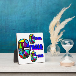 Placa Expositora Crear tan grande