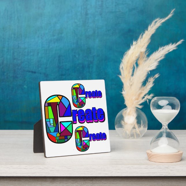 Placa Expositora Crear tan grande (in situ)