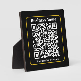 Placa Expositora Crear un código QR comercial digitalizable instant