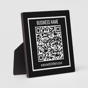 Placa Expositora Crear un código QR moderno instantáneamente