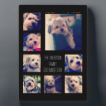 Placa Expositora Crear un Collage de fotos Personalizado con 8 foto<br><div class="desc">Usa tus fotos o fotos favoritas para hacer un toque divertido para compartir con tus amigos.</div>
