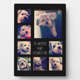 Placa Expositora Crear un Collage de fotos Personalizado con 8 foto