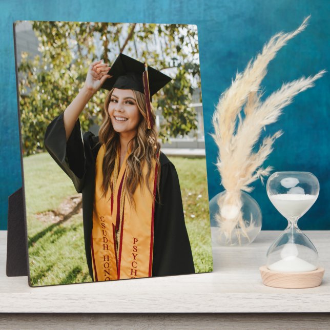Placa Expositora Create Your Own Custom Graduate Photo (Lado)