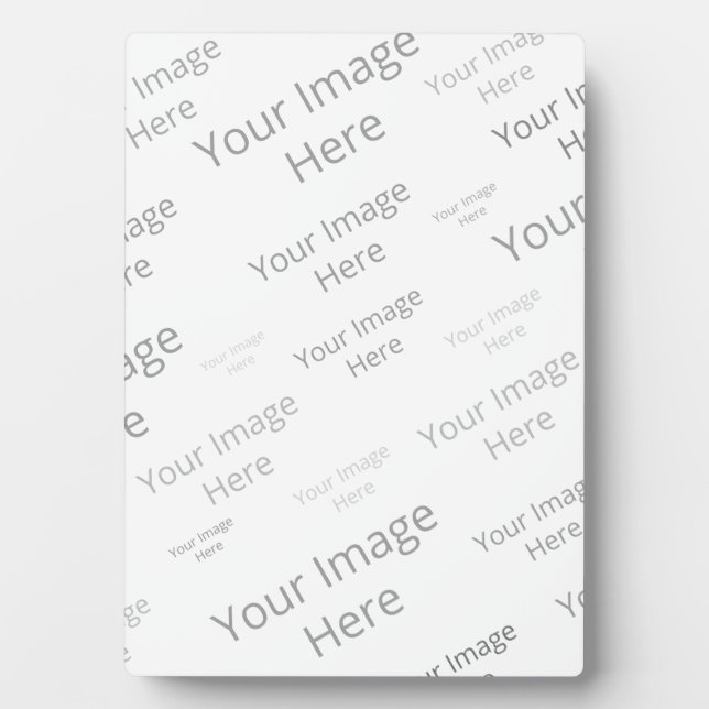 Placa Expositora Create Your Own Custom Photo Plaque (Frente)