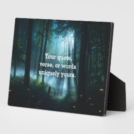 Placa Expositora Create Your Own Quote Plaque