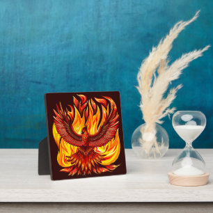 Placa Expositora Creatura mitológica inmortal de Phoenix