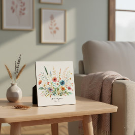 Placa Expositora Crecer en la floral de Grace