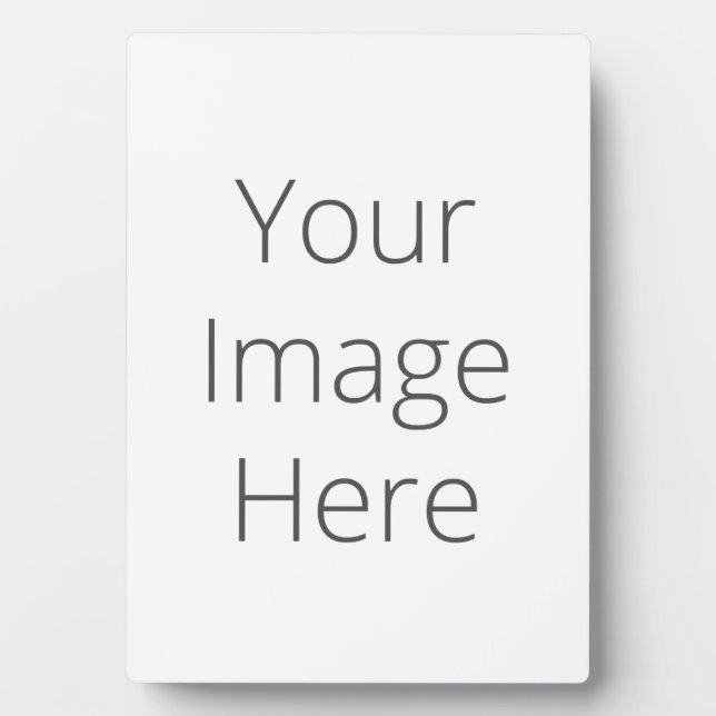 Placa Expositora Cree Su Propio Plaque Fotográfico 5x7 Con Easel (Frente)