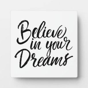 Placa Expositora Creer en tus sueños