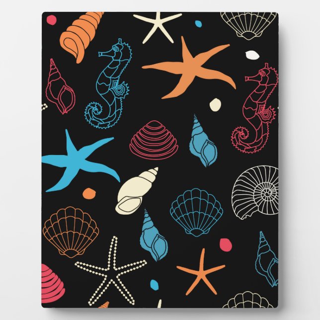 Placa Expositora criaturas marinas (Frente)