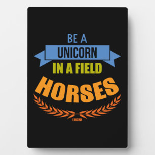 Placa Expositora Criaturas míticas caballo unicornio Pony Unicornio