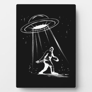 Placa Expositora Criptozoología Alienígena para Halloween masculino