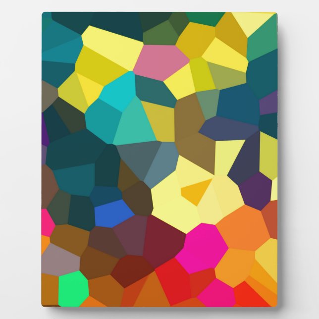 Placa Expositora Cristales de colores (Frente)