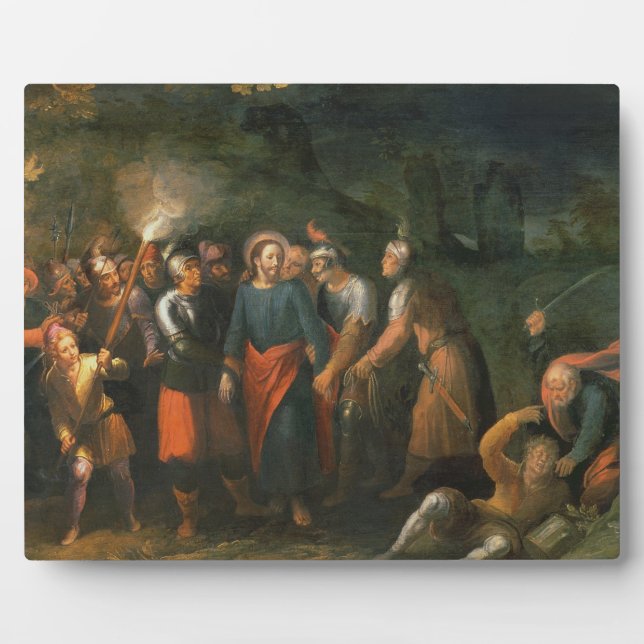 Placa Expositora Cristo en el Jardín de Getsemane (Frente)