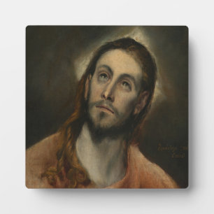 Placa Expositora Cristo en la oración, 1585-87 (aceite en lienzo)