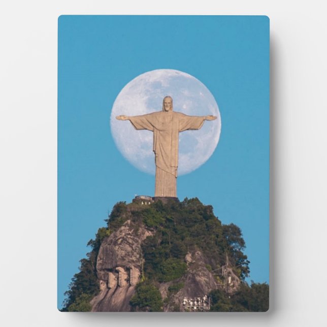 Placa Expositora Cristo Redentor (Frente)