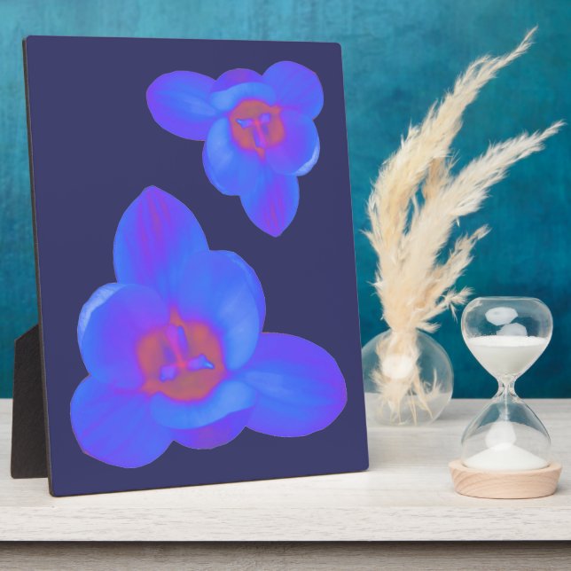 Placa Expositora Crocus Flower Hot and Frío Plaque (Lado)